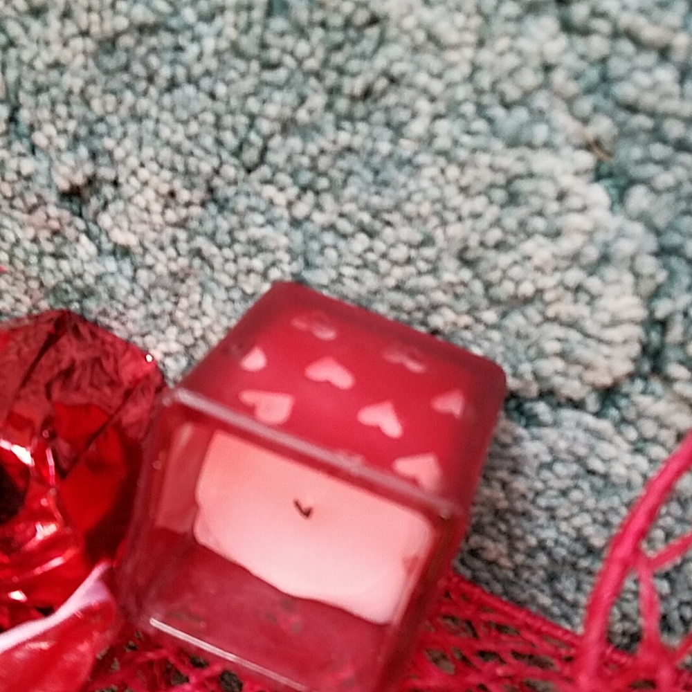 Jute Heart and tall candle Bundle - Picture 3 of 11
